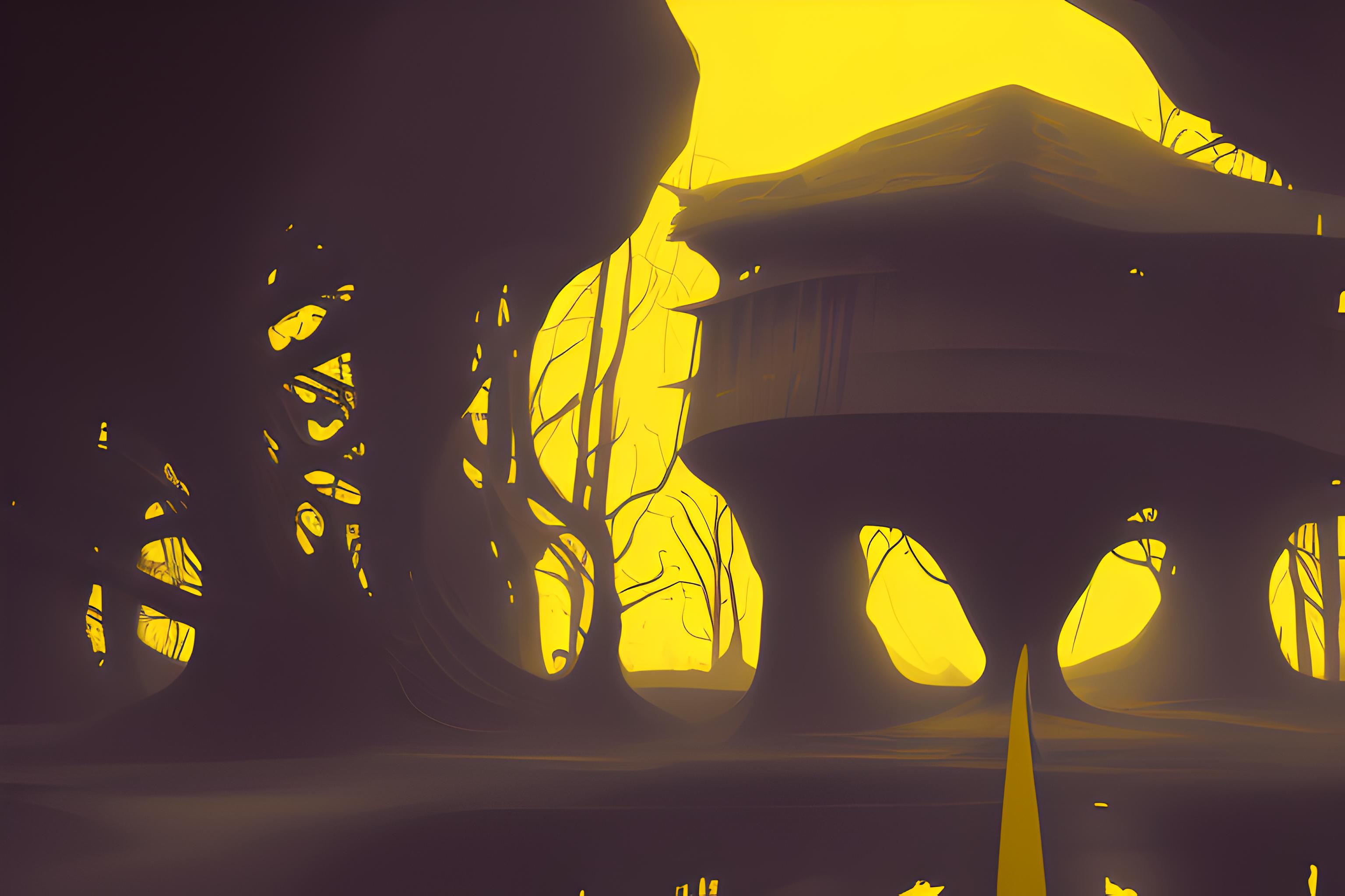 fond noir avec une rayure jaune 

